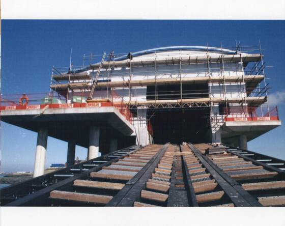Architectural and structural technical drawing